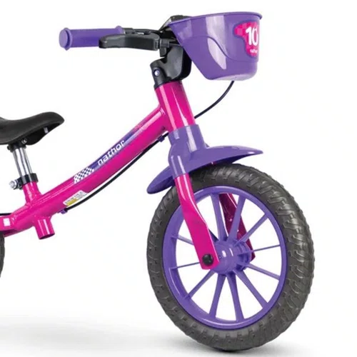 BICICLETA INFANTIL EQUILIBRIO NATHOR BALANCE ARO 12 ROSA