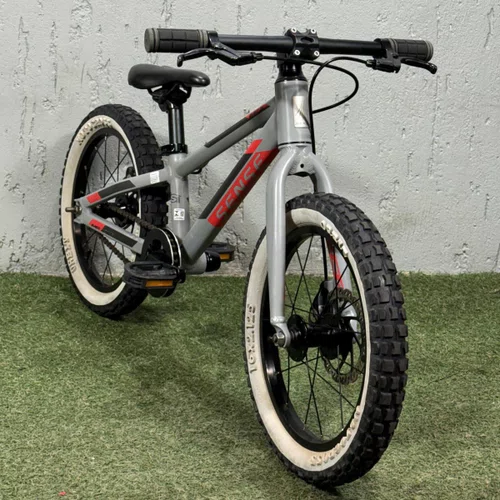 BICICLETA INFANTIL SENSE GROM ARO 16 CINZA/VERMELHO 