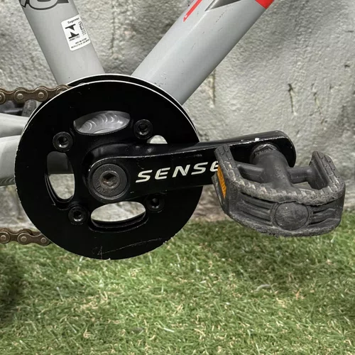 BICICLETA INFANTIL SENSE GROM ARO 16 CINZA/VERMELHO 