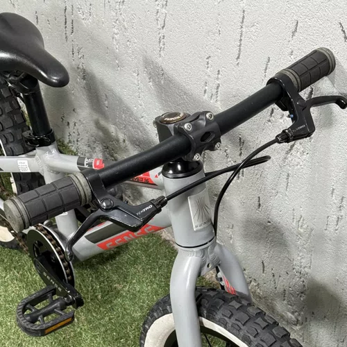BICICLETA INFANTIL SENSE GROM ARO 16 CINZA/VERMELHO 