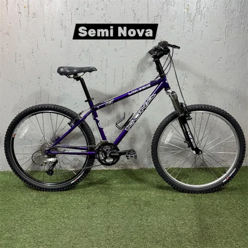 BICICLETA KONA VINTAGE MTB ARO 26 SHIMANO DEORE 9V MARZOCCHI