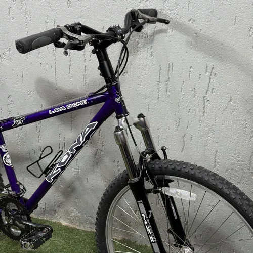 BICICLETA KONA VINTAGE MTB ARO 26 SHIMANO DEORE 9V MARZOCCHI