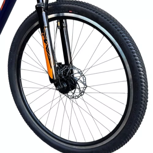 BICICLETA MTB ARO 26 HOUSTON NON-SERIES HAZE AZUL/LARANJA