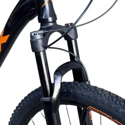 BICICLETA MTB ARO 29 AUDAX HAVOK TX 16V PRETO/LARANJA