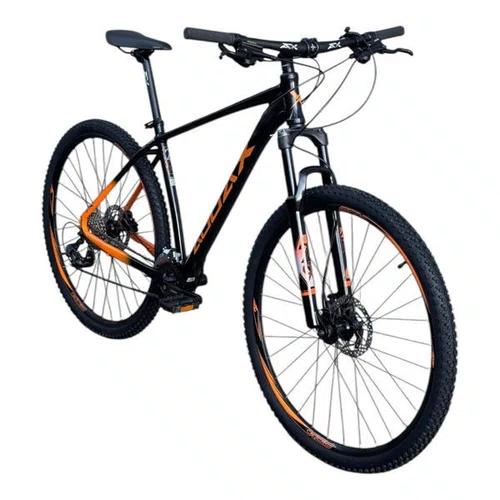 BICICLETA MTB ARO 29 AUDAX HAVOK TX 16V PRETO/LARANJA
