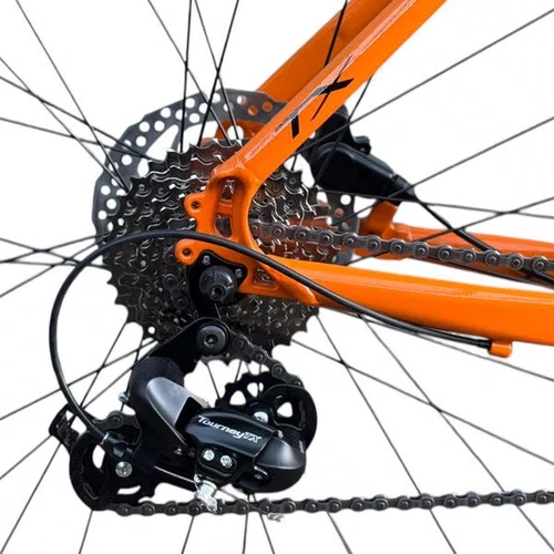 BICICLETA MTB ARO 29 AUDAX HAVOK TX 16V PRETO/LARANJA