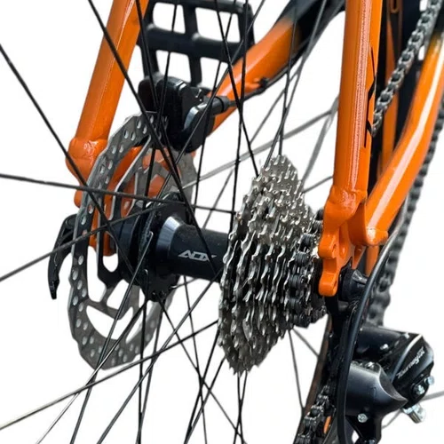 BICICLETA MTB ARO 29 AUDAX HAVOK TX 16V PRETO/LARANJA