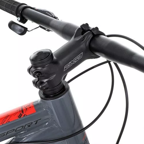 BICICLETA MTB ARO 29 OGGI HACKER SPORT GRAFITE/VERMELHO/PRET
