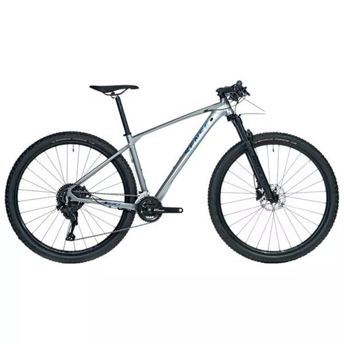BICICLETA MTB ARO 29 SENSE REACT PRO 2025 PRATA/AZUL