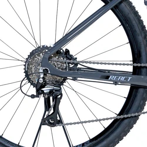 BICICLETA MTB ARO 29 SENSE REACT SPORT GRAFITE/PRATA