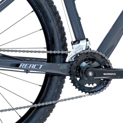 BICICLETA MTB ARO 29 SENSE REACT SPORT GRAFITE/PRATA