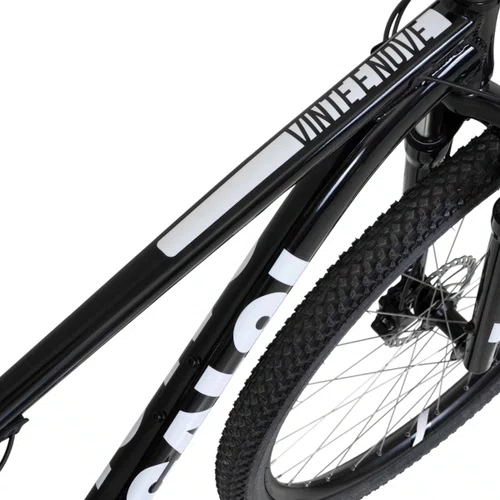 BICICLETA MTB CALOI 29 ALUMINIO 21V FREIO HIDRAULICO PRETA