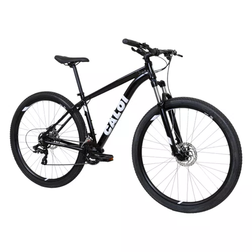 BICICLETA MTB CALOI 29 ALUMINIO 21V FREIO HIDRAULICO PRETA
