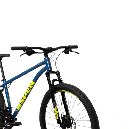BICICLETA MTB CALOI ASPEN ALUMINIO 24V FREIO HIDRAULICO AZUL