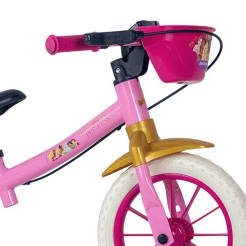 BICICLETA NATHOR BALANCE ARO 12 ROSA PRINCESAS