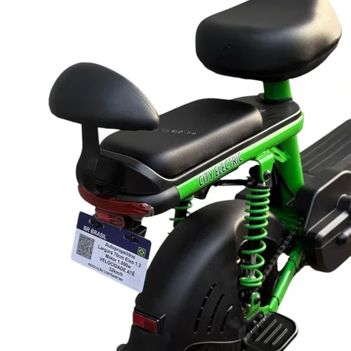 BICICLETA/SCOOTER ELETRICA DROPP CITY ELETRIC 350W VERDE