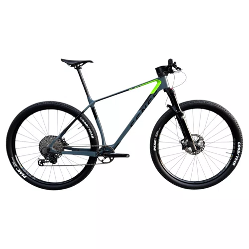 BICICLETA SENSE IMPACT CARBON EVO CINZA/VERDE 2020 TAM L 