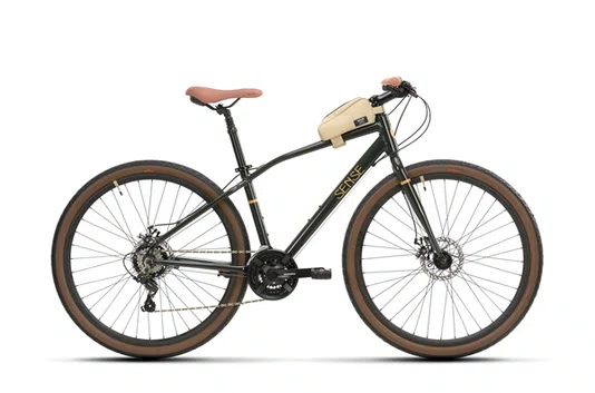 BICICLETA SENSE MOVE URBAN VERDE/CREME 21V 2021 M