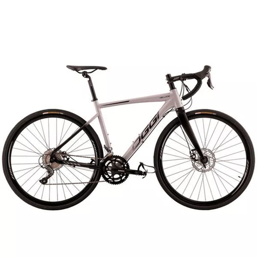 BICICLETA SPEED ARO 700 OGGI VELLOCE DISC 16V GRAFITE/PRETO 