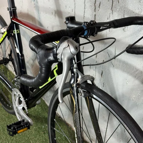 BICICLETA SPEED GT SERIE 5 TIAGRA 2X8 PRETA/VERMELHA TAM P
