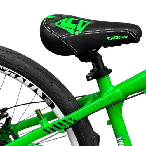 BICICLETA VIKINGX TUFF 25 FREIOS A DISCO VERDE/BRANCO GRAU