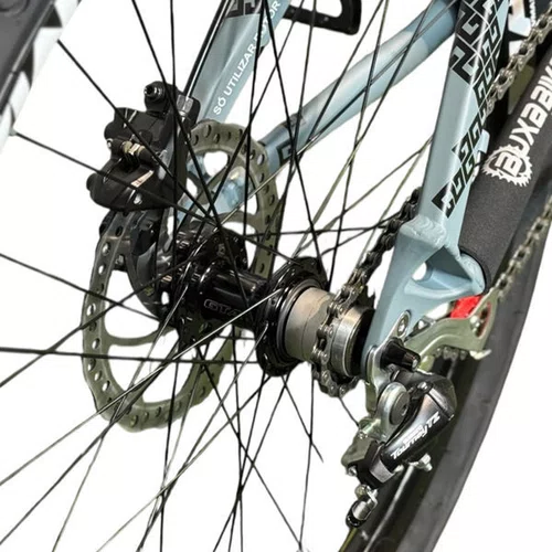 BICICLETA VIKINGX TUFF 30 WHEELING/GRAU GRAFITE/AMARELA