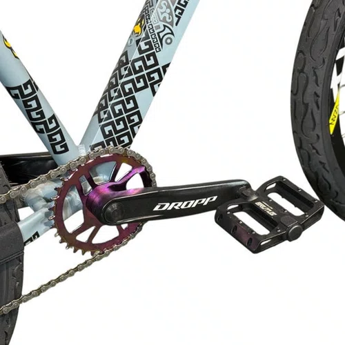 BICICLETA VIKINGX TUFF 30 WHEELING/GRAU GRAFITE/AMARELA