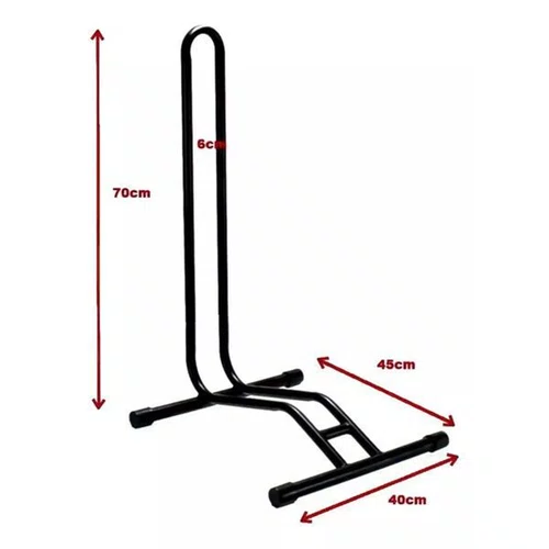 BICICLETARIO/SUPORTE DE CHAO INDIVIDUAL P/BICICLETA PRETO AÇ