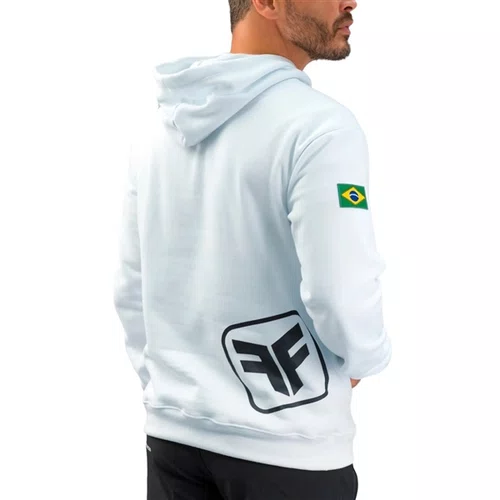 BLUSA MOLETOM WORLD CUP UCI MTB FREE FORCE - BRANCO G
