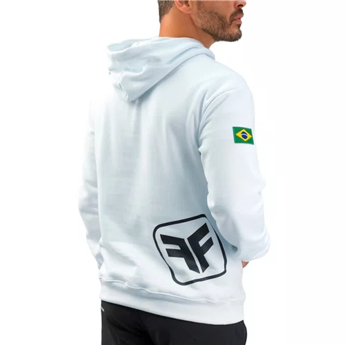 BLUSA MOLETOM WORLD CUP UCI MTB FREE FORCE - BRANCO G