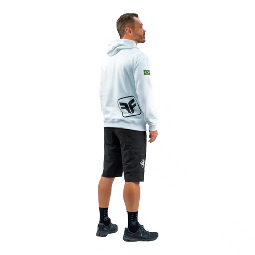 BLUSA MOLETOM WORLD CUP UCI MTB FREE FORCE - BRANCO G