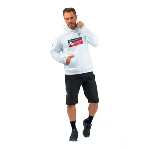 BLUSA MOLETOM WORLD CUP UCI MTB FREE FORCE - BRANCO G