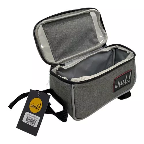 BOLSA CELULAR P/ BIKE UHUL! MESCLA CINZA