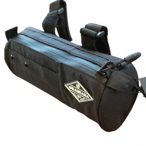 BOLSA DE GUIDAO CICLOTURISMO DRAISIANA JAKOB CORDURA PRETA P