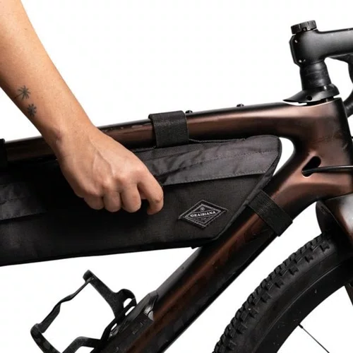 BOLSA DE QUADRO CICLOTURISM DRAISIANA CHILLA CORDURA PRETA G