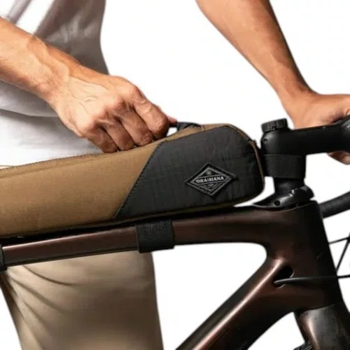 BOLSA DE TOP TUBE CICLOTURISMO DRAISIANA CHICO XL CAQUI