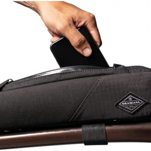 BOLSA DE TOP TUBE CICLOTURISMO DRAISIANA CHICO XL PRETA