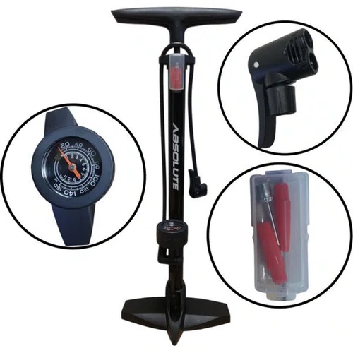 BOMBA CHAO ABSOLUTE NERO 120PSI AÇO 3 BICOS DIVERSOS