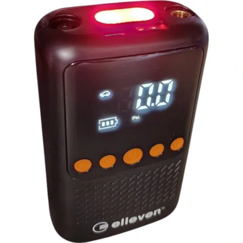 BOMBA DE AR ELETRICA ELLEVEN ATÉ 150 PSI CARRO/MOTO/BIKE