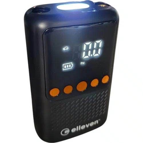 BOMBA DE AR ELETRICA ELLEVEN ATÉ 150 PSI CARRO/MOTO/BIKE