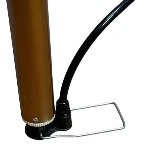 BOMBA P/ ENCHER PNEU BIKE/MOTO/CARRO GTS DOURADA 590MMX35MM