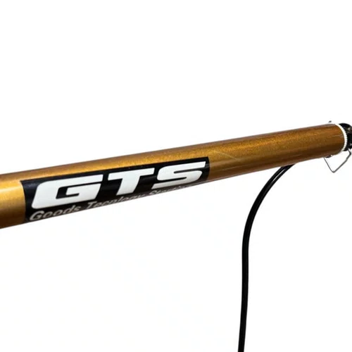 BOMBA P/ ENCHER PNEU BIKE/MOTO/CARRO GTS DOURADA 590MMX35MM