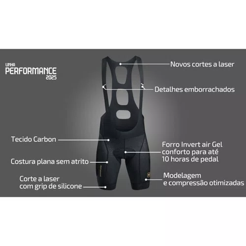 BRETELLE MASCULINO FREE FORCE PERFORMANCE 2025 GEL