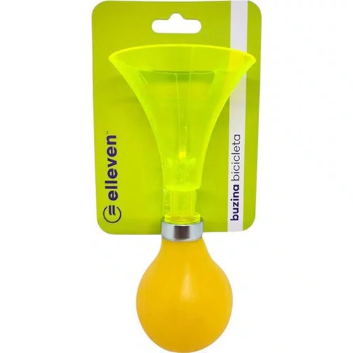 BUZINA/CORNETA FON FON ACRILICO COM BORRACHA ELLEVEN AMARELA