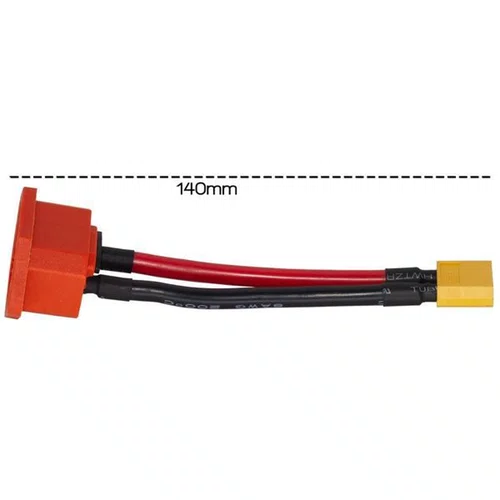 CABO CONECTOR XT 60 PARA BATERIA DE CICLOMOTOR