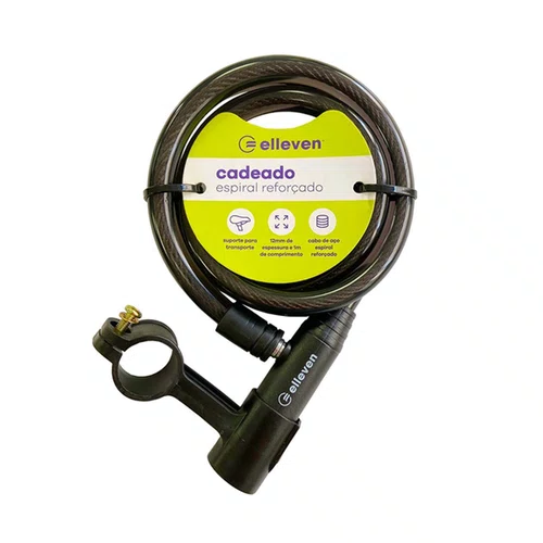 CADEADO 1M 12MM REFORÇADO ELLEVEN