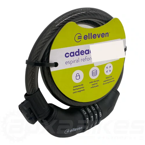 CADEADO ELLEVEN 1M ESPIRAL COM SEGREDO
