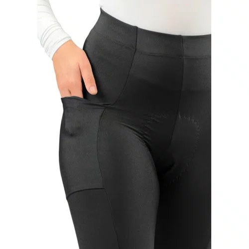 CALÇA CICLISMO FEMININA FREE FORCE BASIC 3 BOLSOS PRETA G