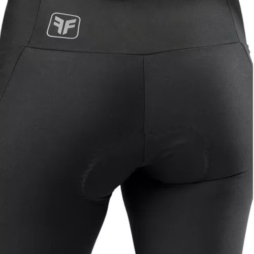 CALÇA CICLISMO FEMININA FREE FORCE BASIC 3 BOLSOS PRETA G