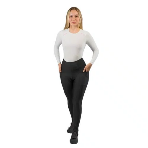 CALÇA CICLISMO FEMININA FREE FORCE BASIC 3 BOLSOS PRETA G